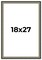 18x27 Museum-Quality Picture Frame with UV-Resistant Acrylic & Acid-Free Backing, Available in 4 Finishes - Gold, Silver, Bronze, and Black